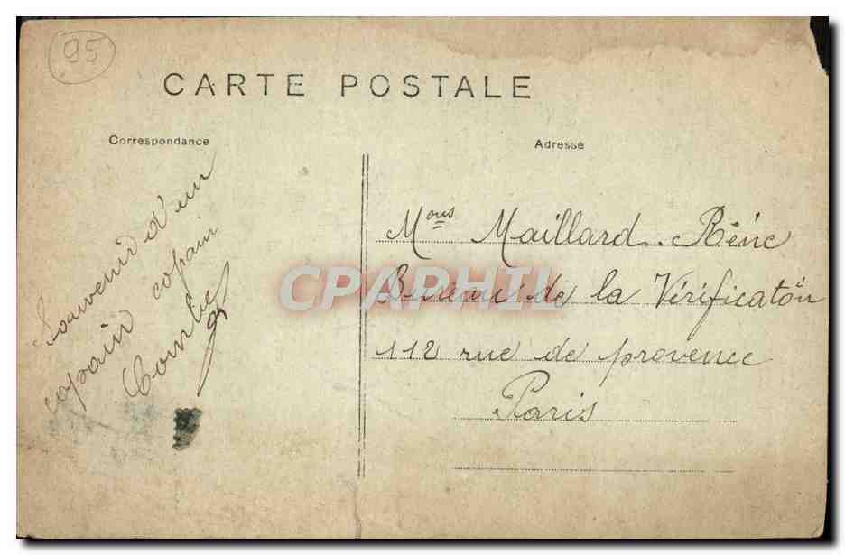CPA En Revenani De Pontoise Dans L'Oise — Rückseite