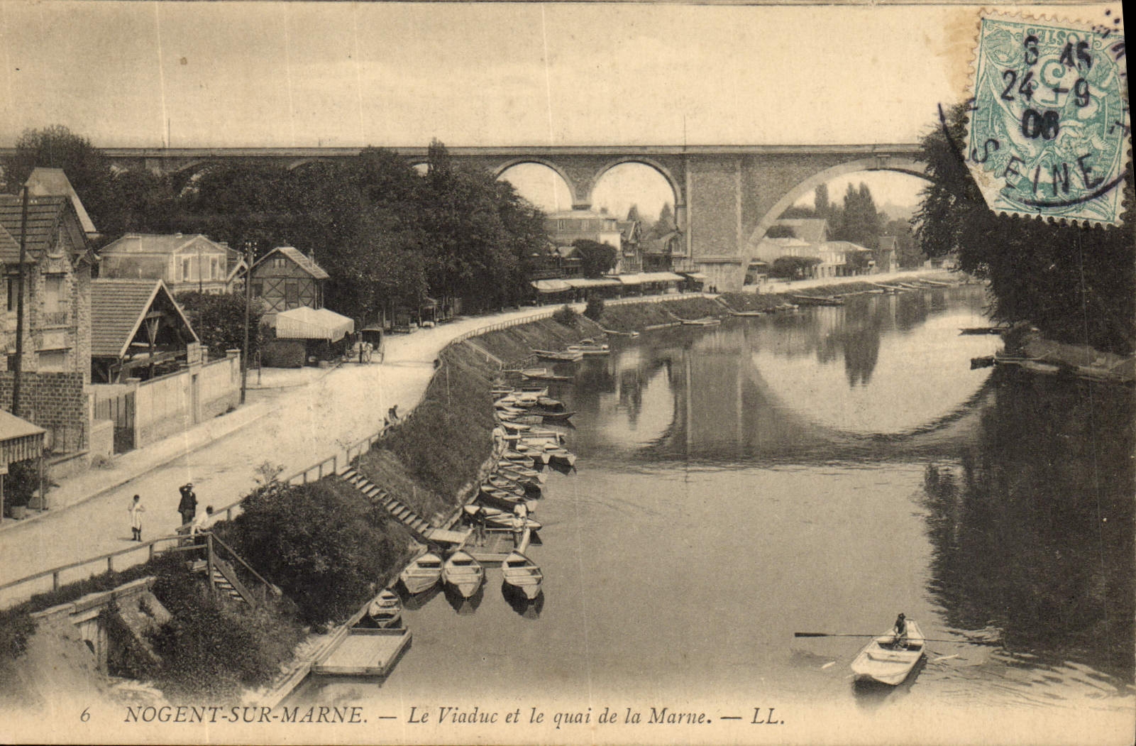 Nogent-sur-Marne — Het viaduct en het molen van de Marne — LL.