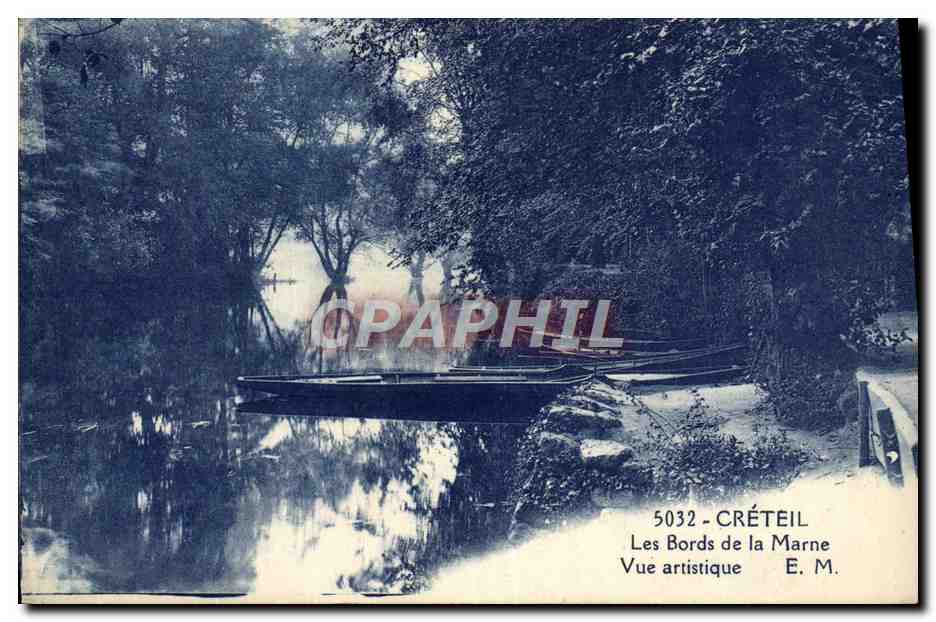 CPA Creteil Les Bords De La Marne Vue Artistique