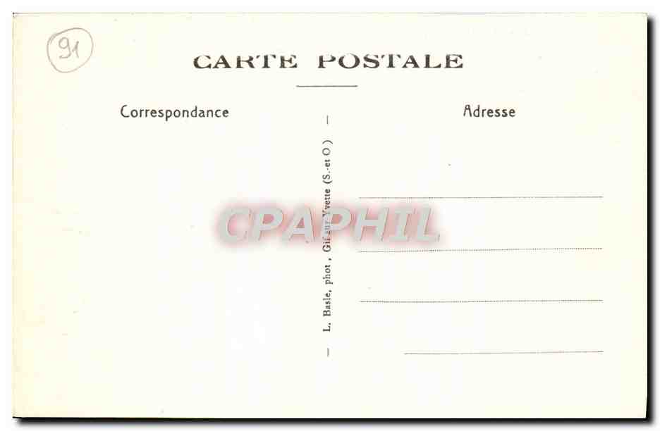 CPA Gif Sur Vvette L'Abbaye Exterieur de la chapelle — Rückseite
