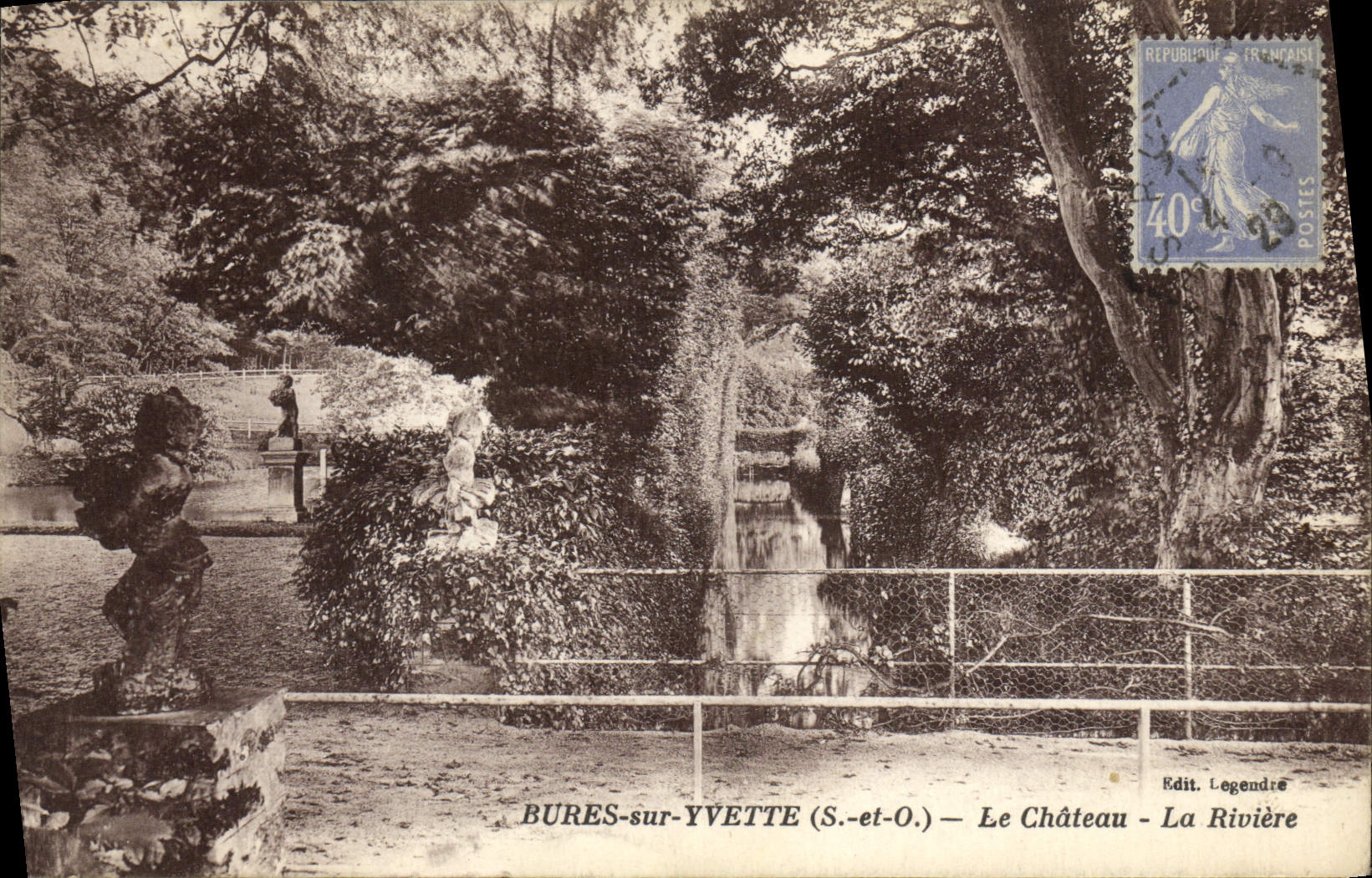 CPA Bures sur Yvette Le Chateau La Riviere
