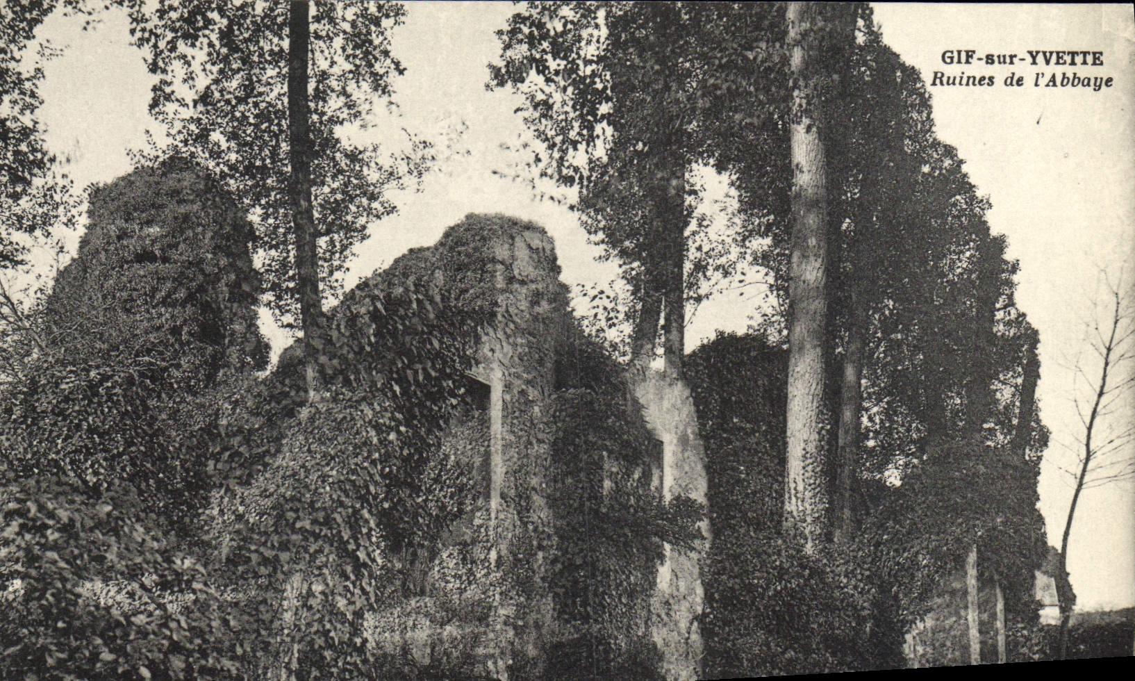 CPA Gif Sur Vvette Ruines de L'Abbaye