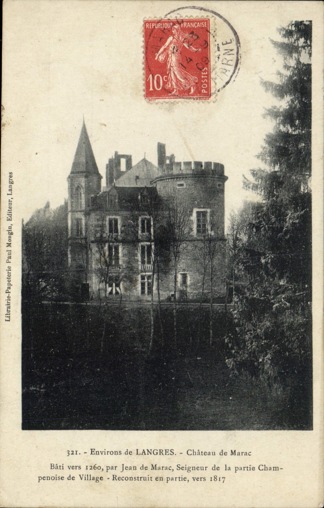 CPA Environs de Langres Environs de Chateau de Marac