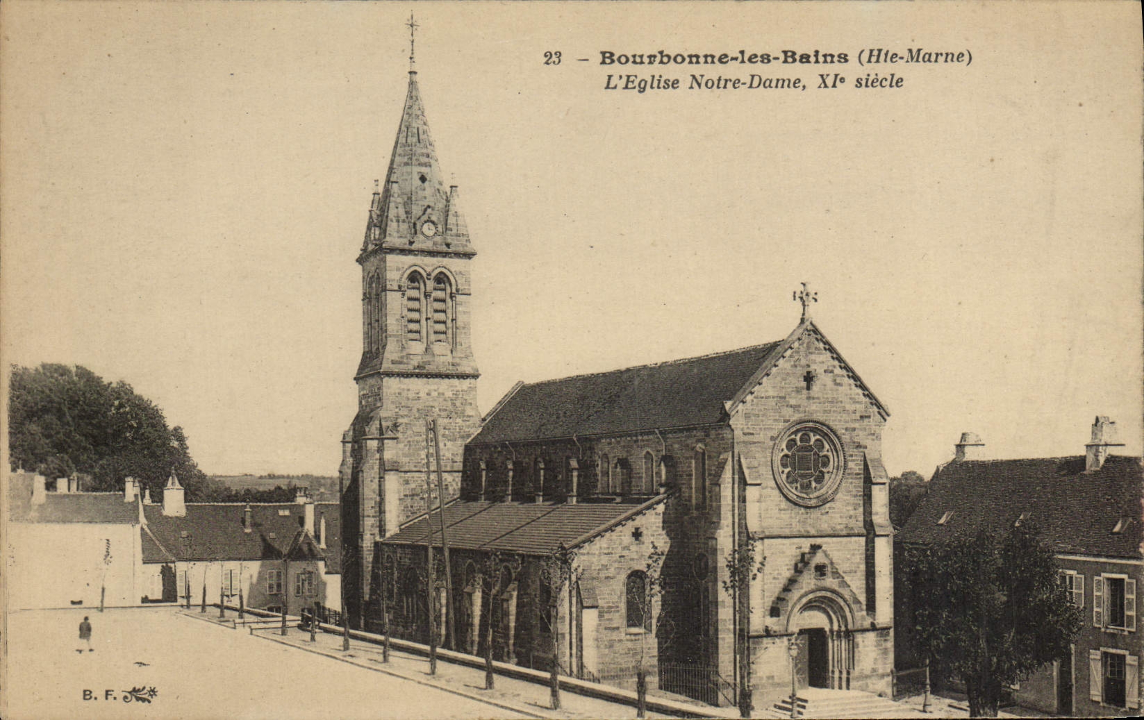 CPA Bourbonne les Bains L'Eglise Notre Dame