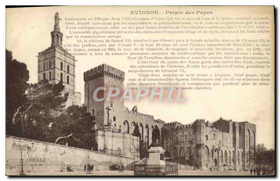 CPA Avignon Palais des Papes