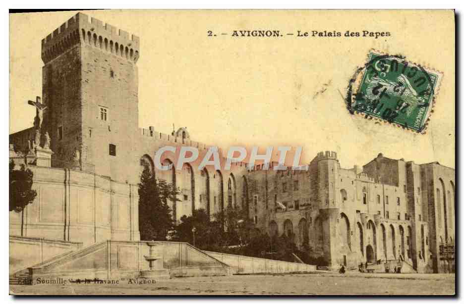 CPA Avignon Le Palais des Papes
