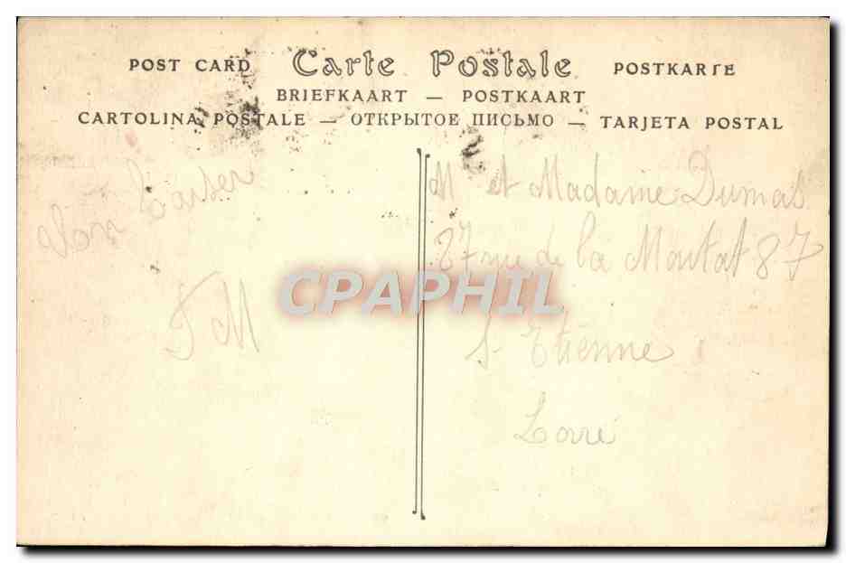 CPA Avignon La Place de L'Hotel de Ville — Rückseite