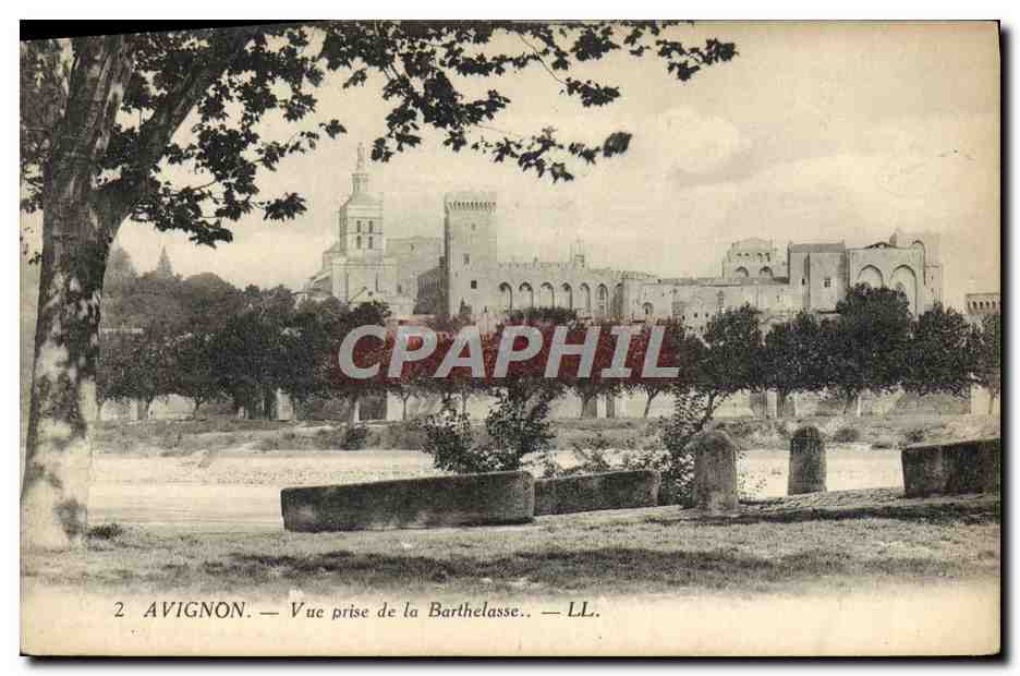 CPA Avignon Vue Prise de la Bathelasse