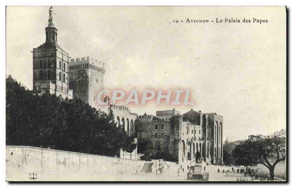 CPA Avignon Le Palais des Papes 