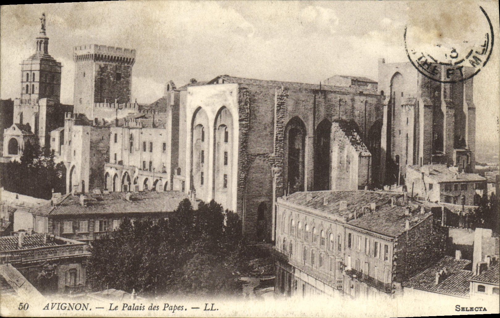 CPA Avignon Palais des Papes 