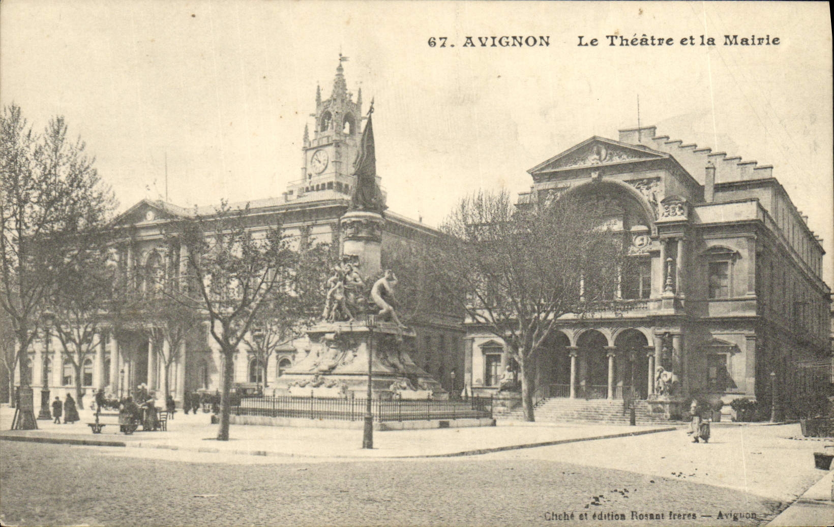 CPA Avignon Le Theatre et la Maire