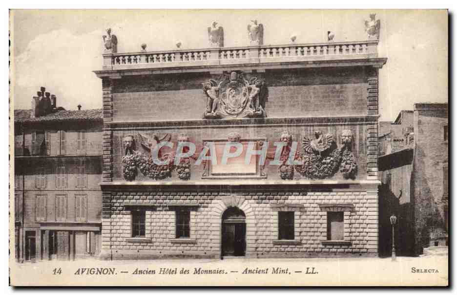 CPA Avignon Ancien Hotel des Monnaies 