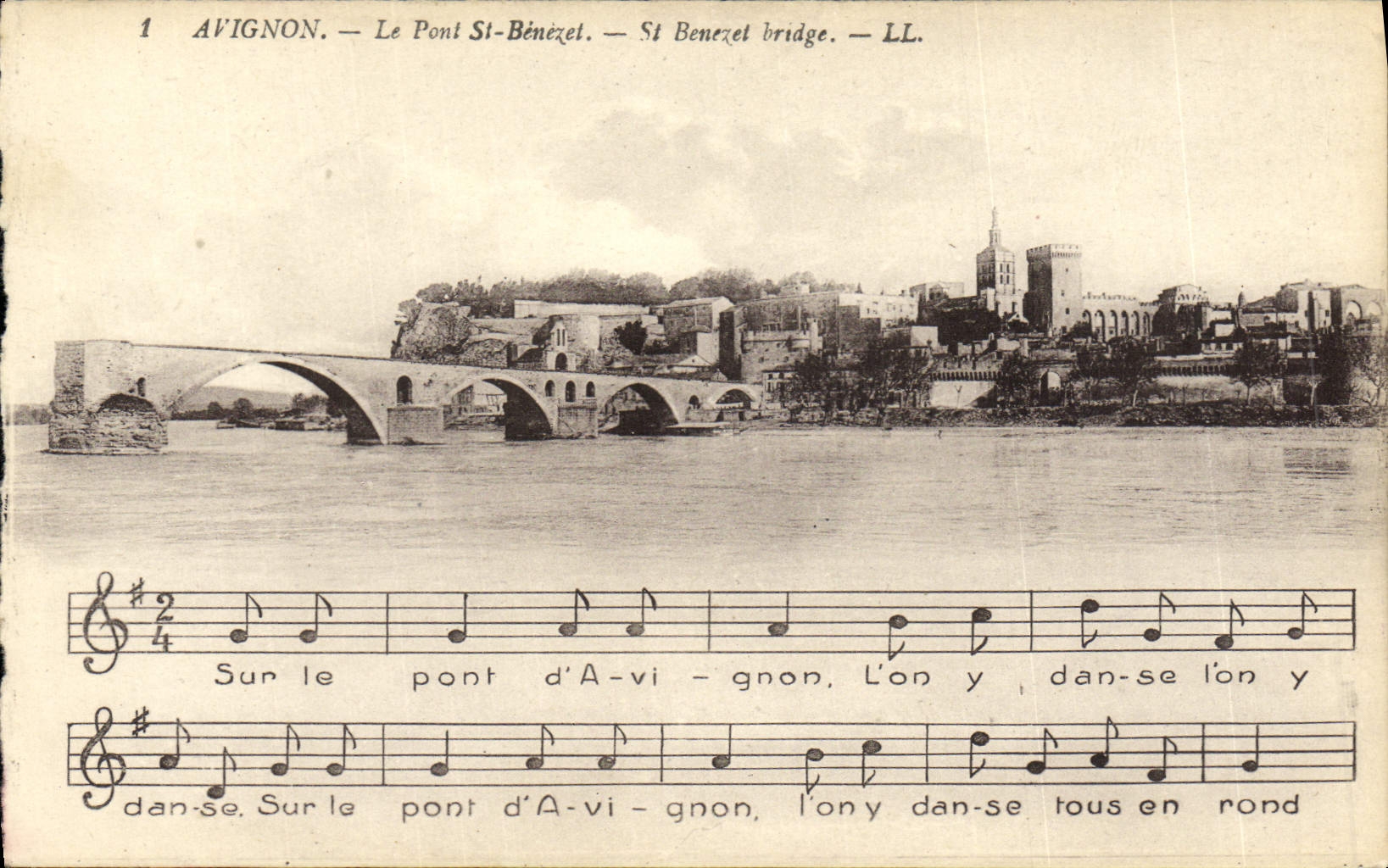 CPA Avignon Le Pont St Benezet 