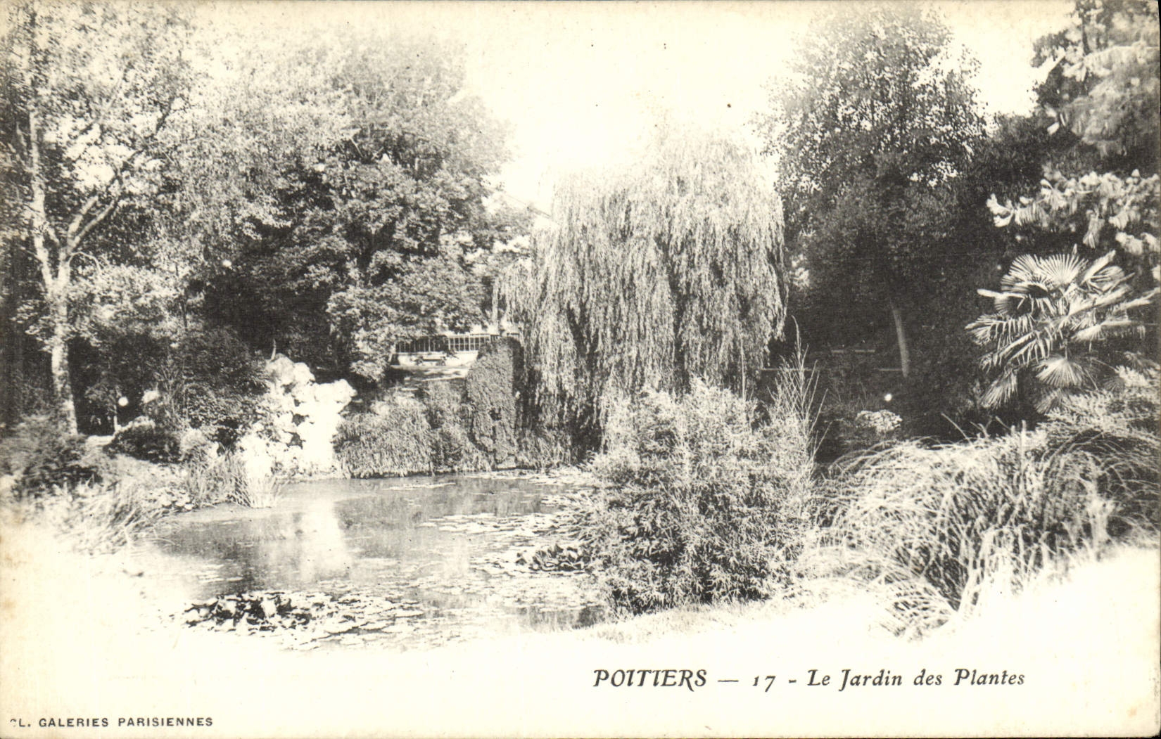 Poitiers — Le Jardin des Plantes — L. Galeries Parisiennes, n°17
