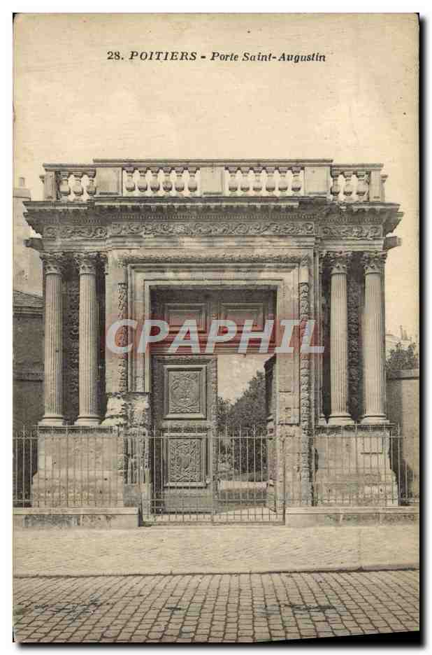 Poitiers - Porte Saint-Augustin — éditeur CPAPHIL, n° 28