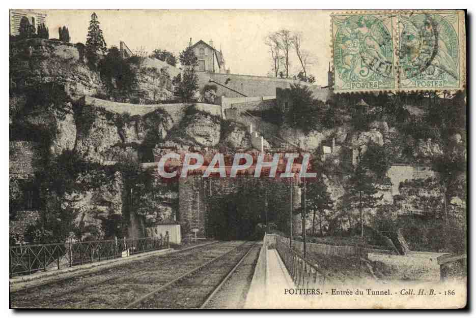 POTTIERS - Entrée du Tunnel - Coll. H.B. - 186