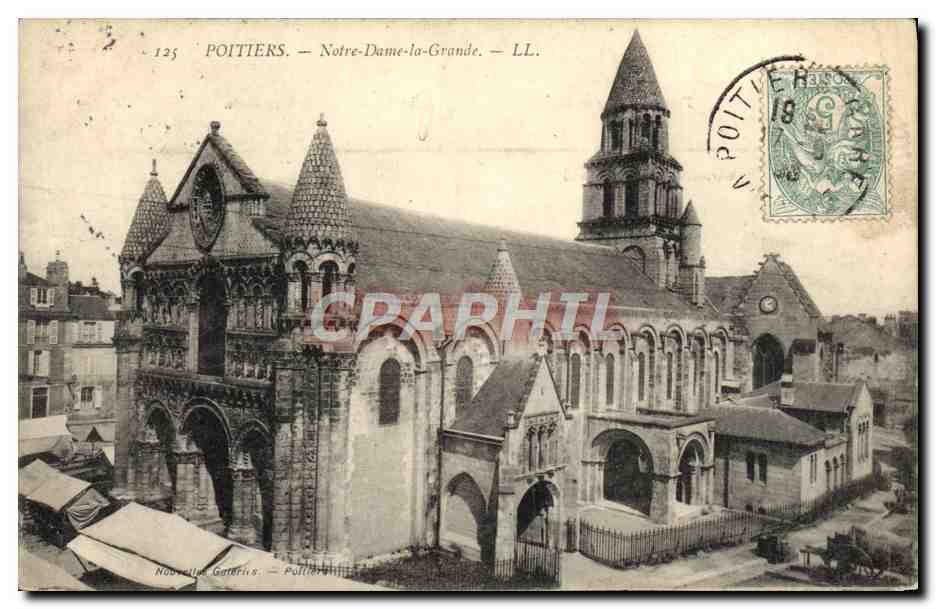CPA Poitiers Notre Dame la Grande