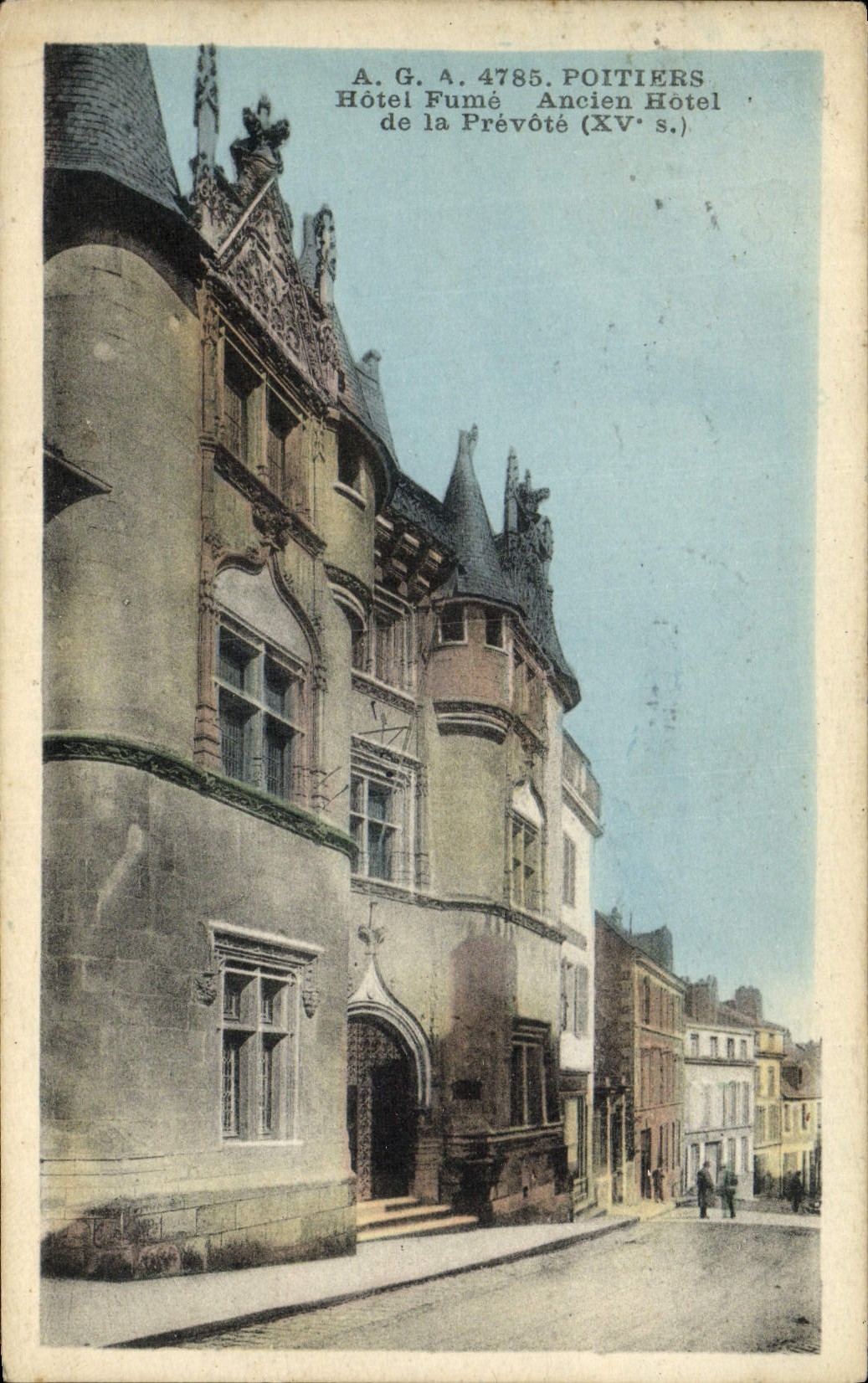 Hôtel Fumé — Ancien Hôtel de la Prévôté (XVe s.) — A.G.A. 4785, Poitiers
