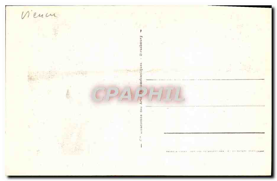 CPA Poitiers La Cathedrale Portails et Facade — Verso
