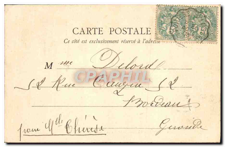 Poitiers (Vienne) — La Place d'Armes et l'Hôtel de Ville — Robuchon, phot. Poitiers — 46 — Verso