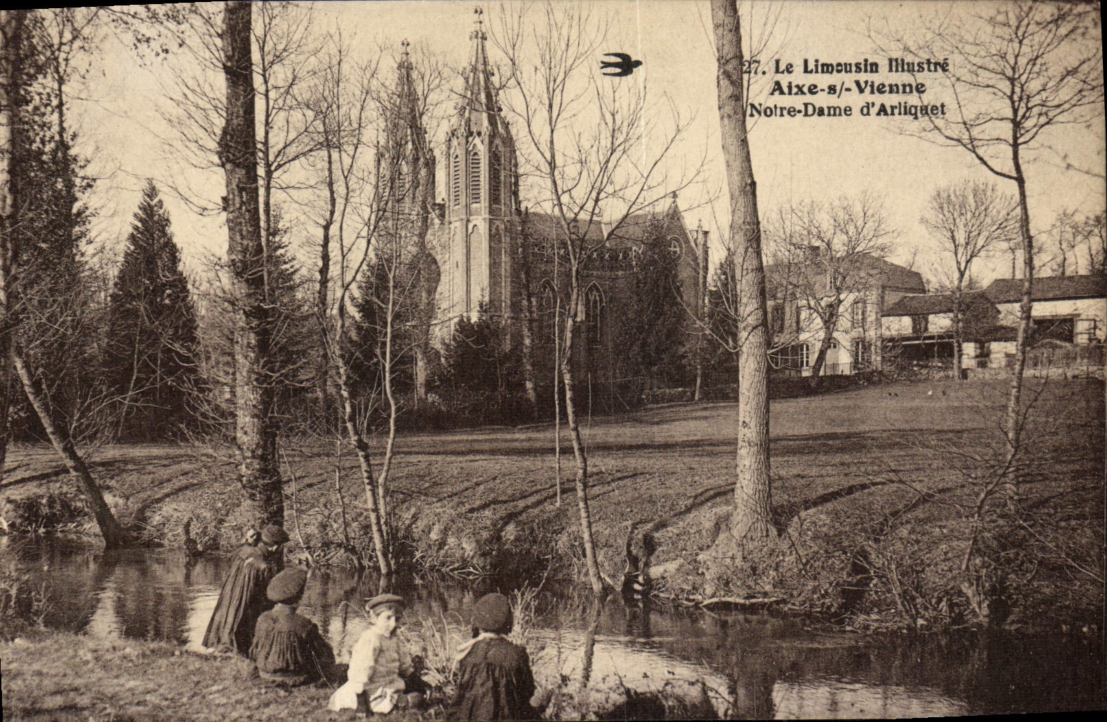 CPA Aixe Sur Vienne Notre Dame d'Arlique Le Limousin 