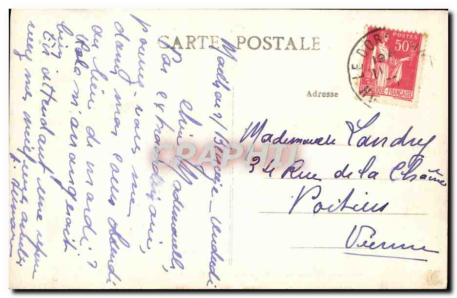 CPA Mailhac Le Pont sur la Benaize — Rückseite
