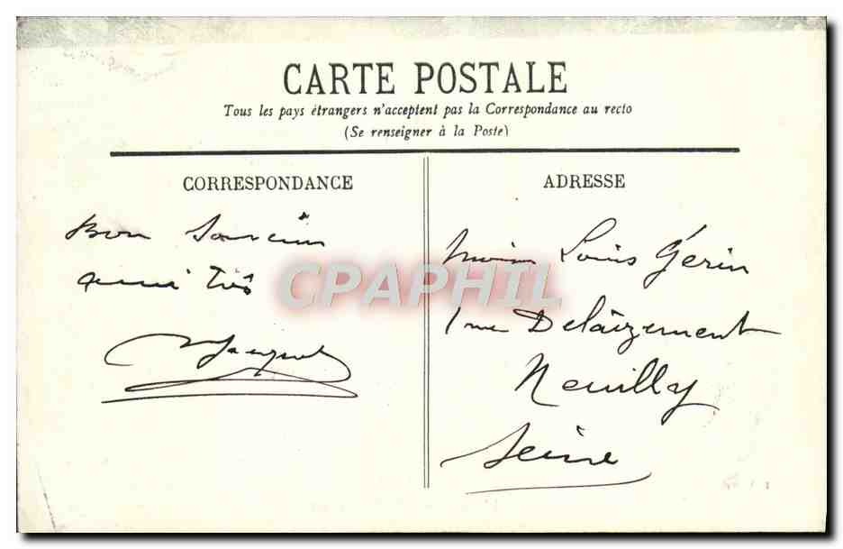 Limoges - Jardin d'Orsay — R. Harari, n°37 — Rückseite