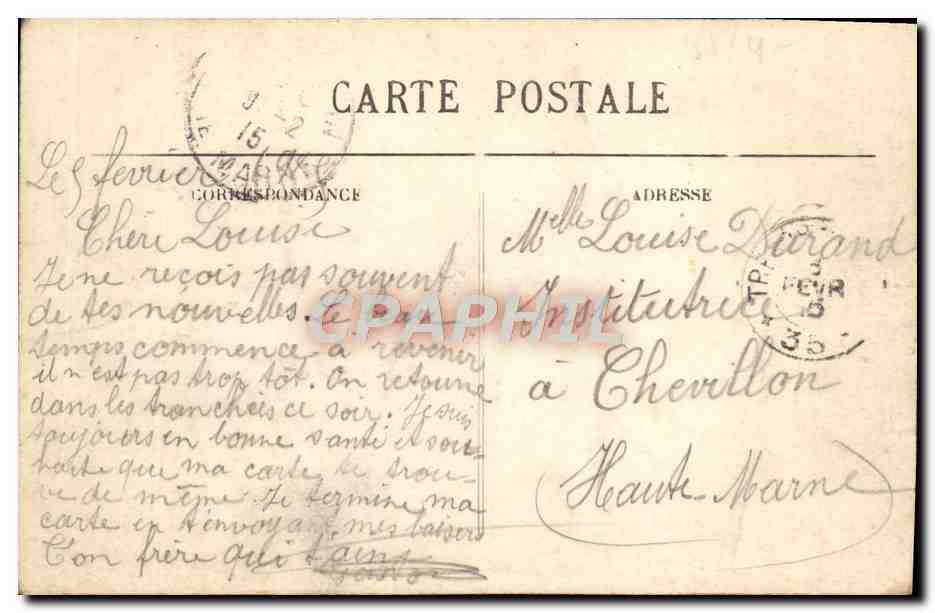FONTEY-le-COMTE (Vendée) — L'Hôtel de Ville et le Jardin Public — éditeur Jahlý-Poupin, Mortagne — Rückseite