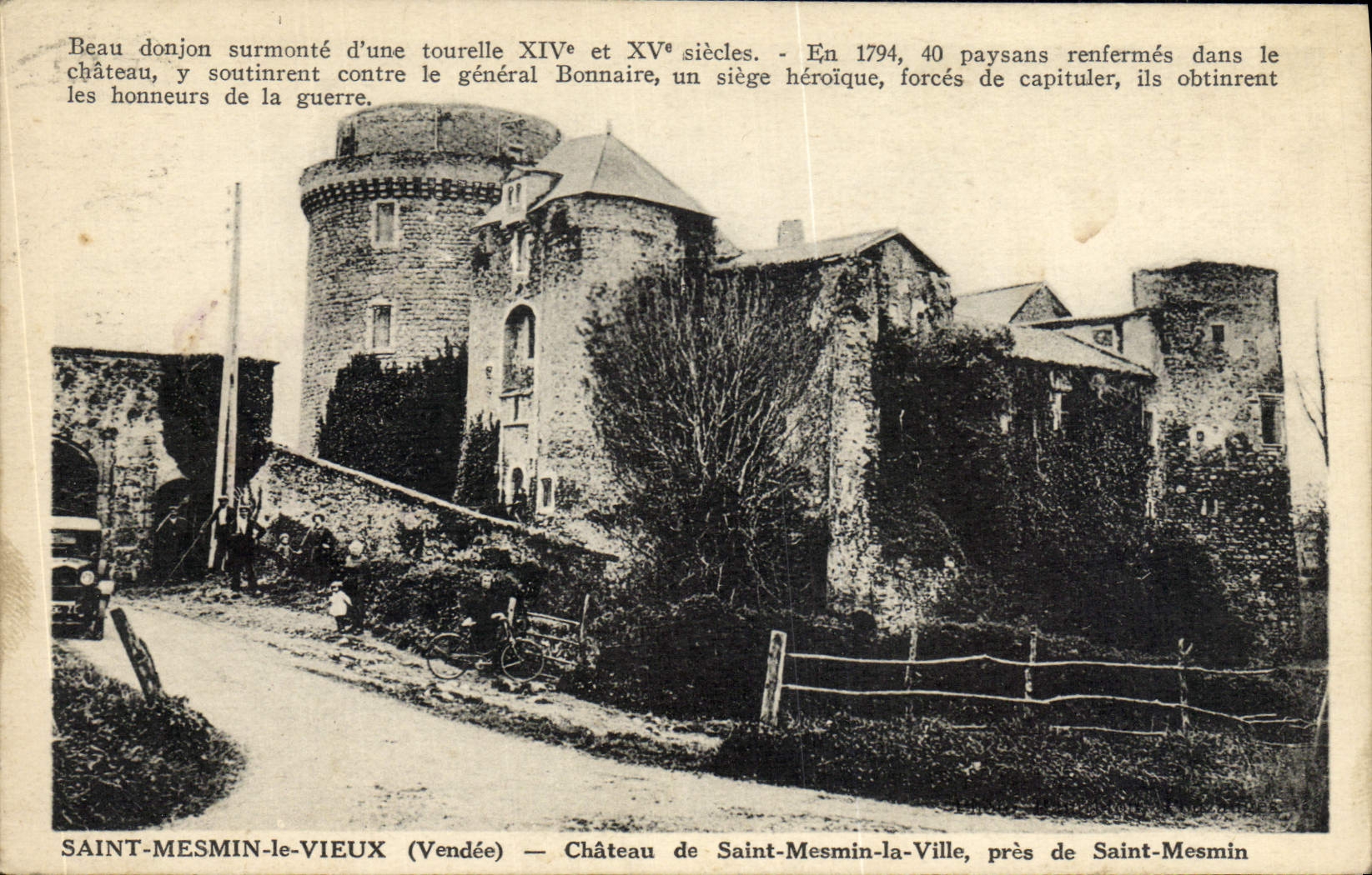 CPA Saint Mesmin le Vieux Chateau de Saint Mesmin la ville pres de Saint Mesmin 