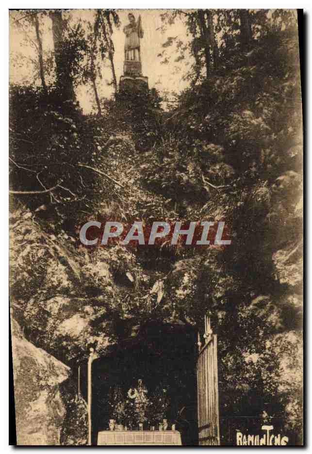 CPA Foret de Vouvant Mervent Grotte de Pere Montfort