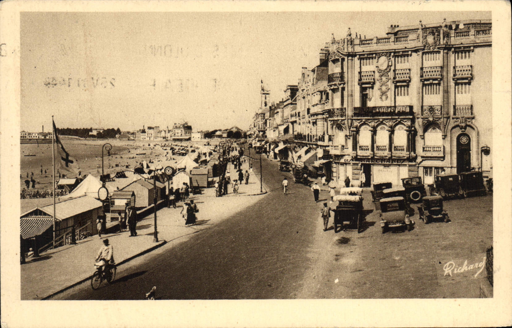 Les Sables-d'Olonne — Plage idéale et quai Wilson — éditeur Richarg