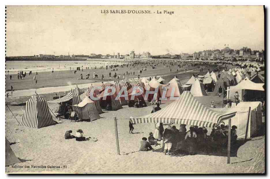 Les Sables-d'Olonne - La Plage — Édition des Nouvelles Galeries - 81