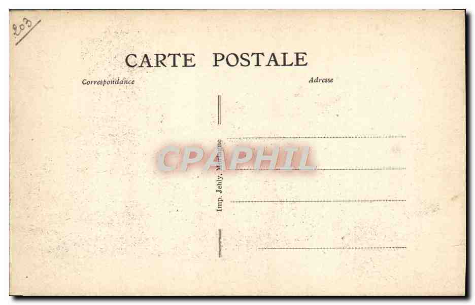 CPA La Roche sur Yon Vue Generale sur la Place d'Armes — Rückseite