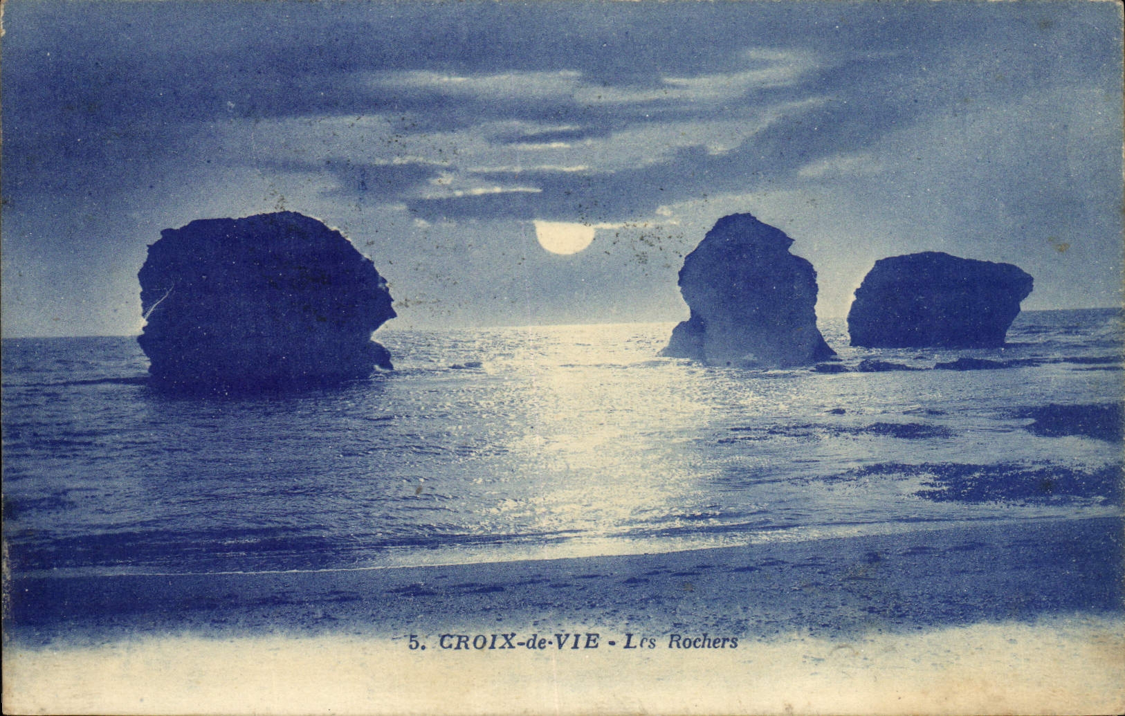 CPA Saint Croix de Vie Rochers 