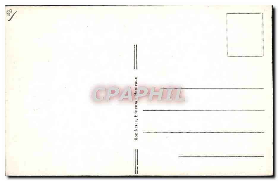 Intérieur de la Cathédrale — Montauban — B.R. n°20 — Verso