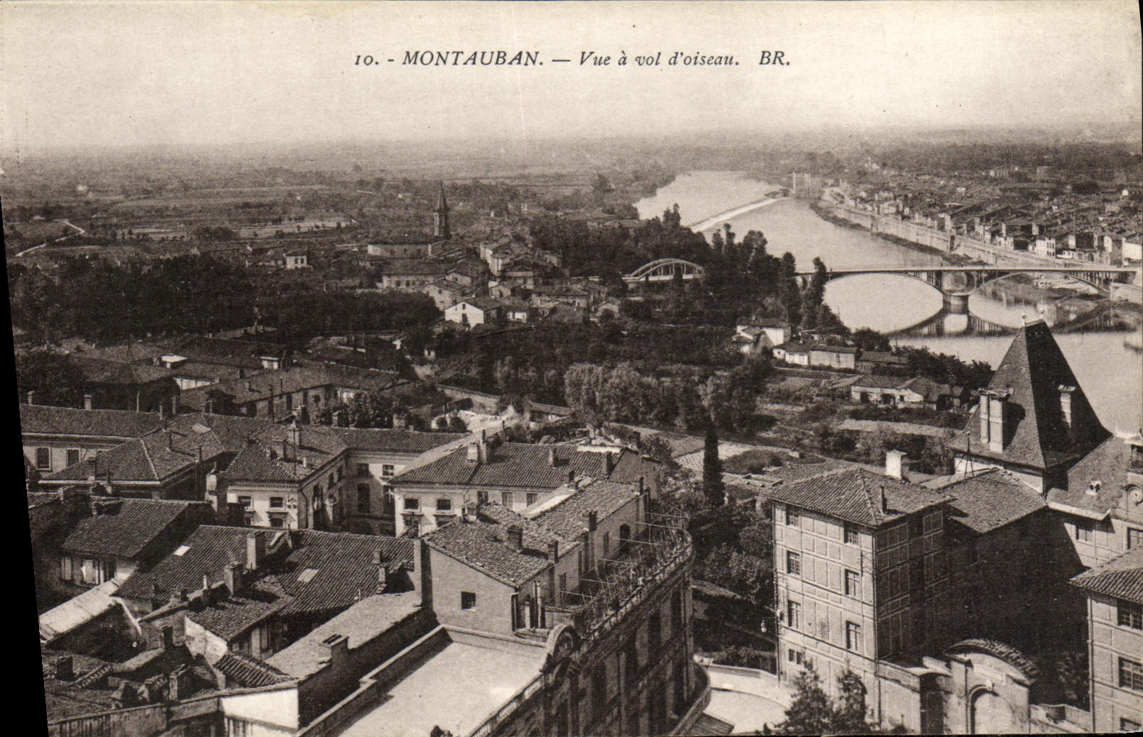 Montauban — Vue à vol d'oiseau — BR.
