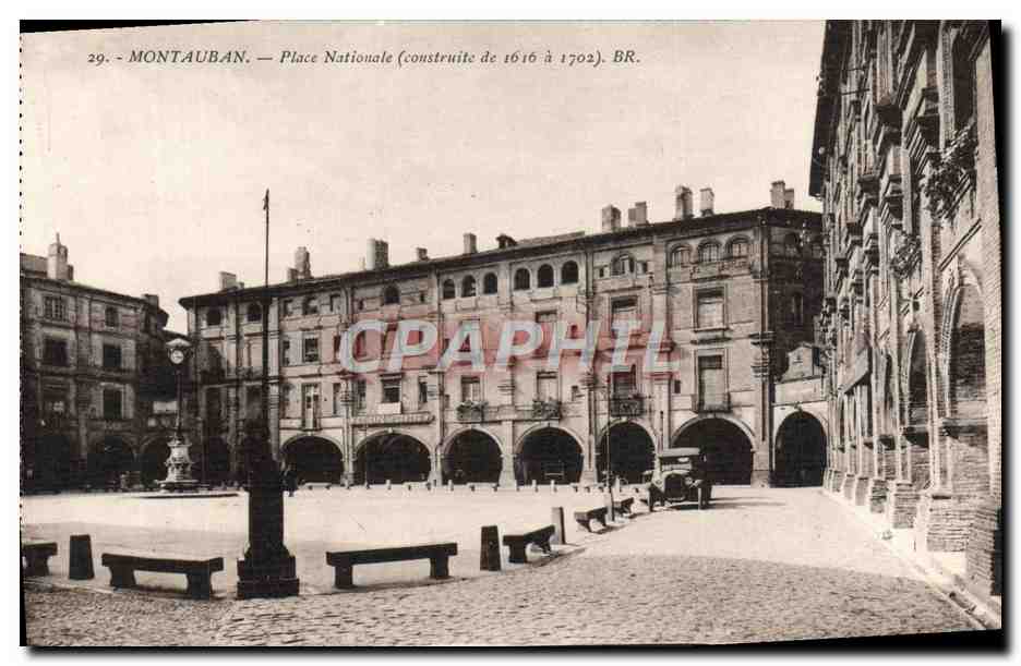 Montauban — Place Nationale (construite de 1616 à 1702) — BR. n°29