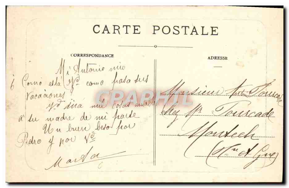 Montauban — Pont de Villeboubron — Éditeur non identifié — Verso