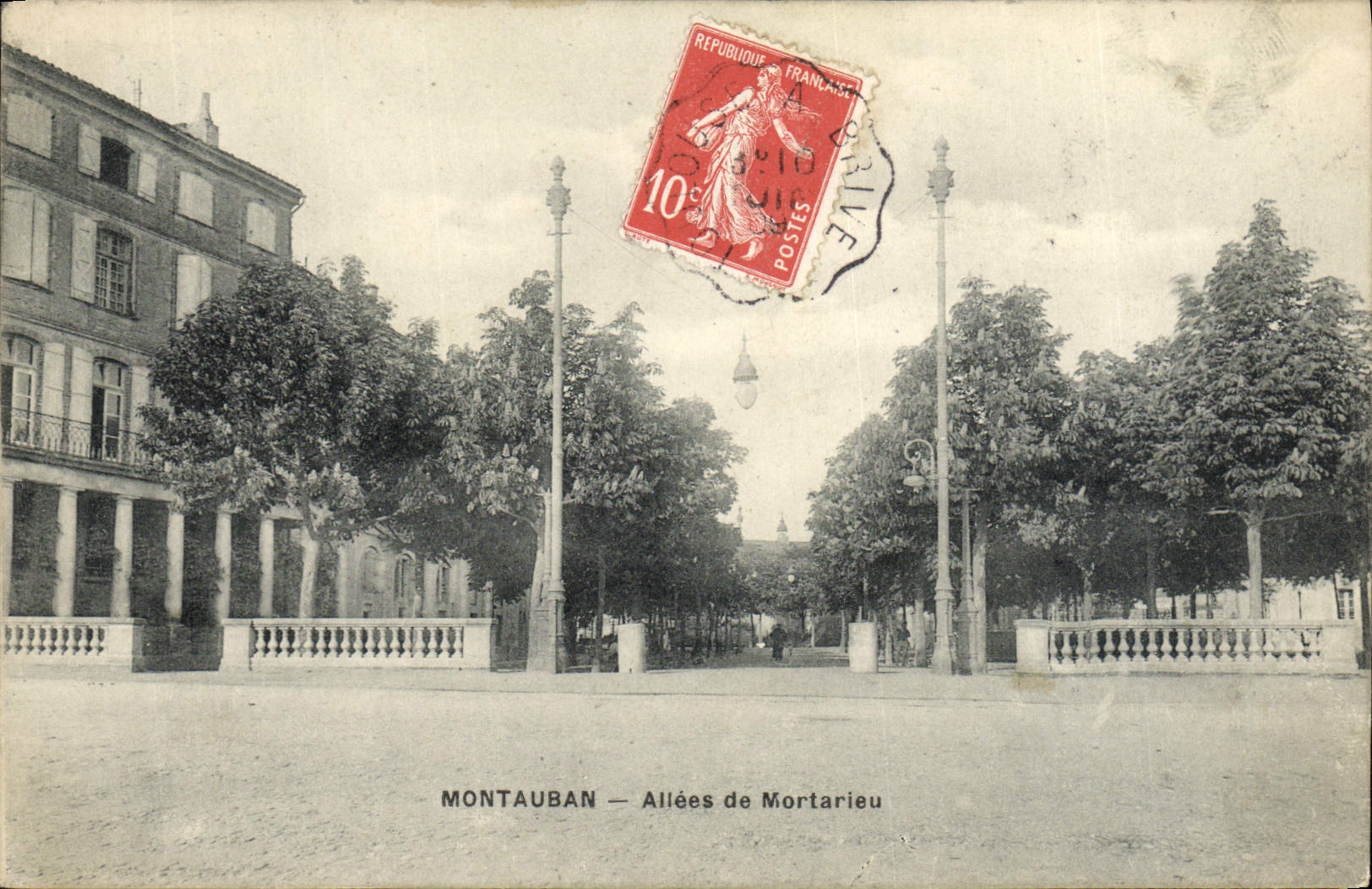 Montauban — Allées de Mortarieu — Éditeur non visible, n° de série non lisible
