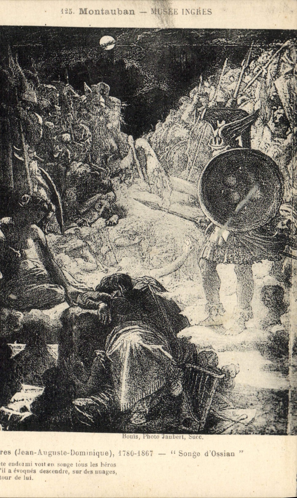 Montauban — Musée Ingres — 'Songe d'Ossian' par Bouis