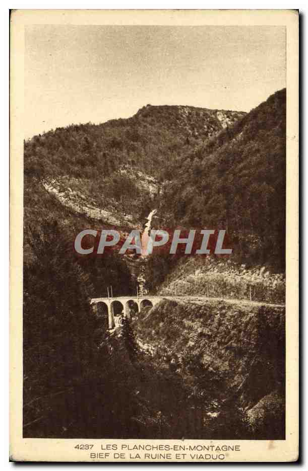 Les Planches-en-Montagne — Bief de la Ruine et Viaduc — Braun & Cie, Mulhouse-Dornach
