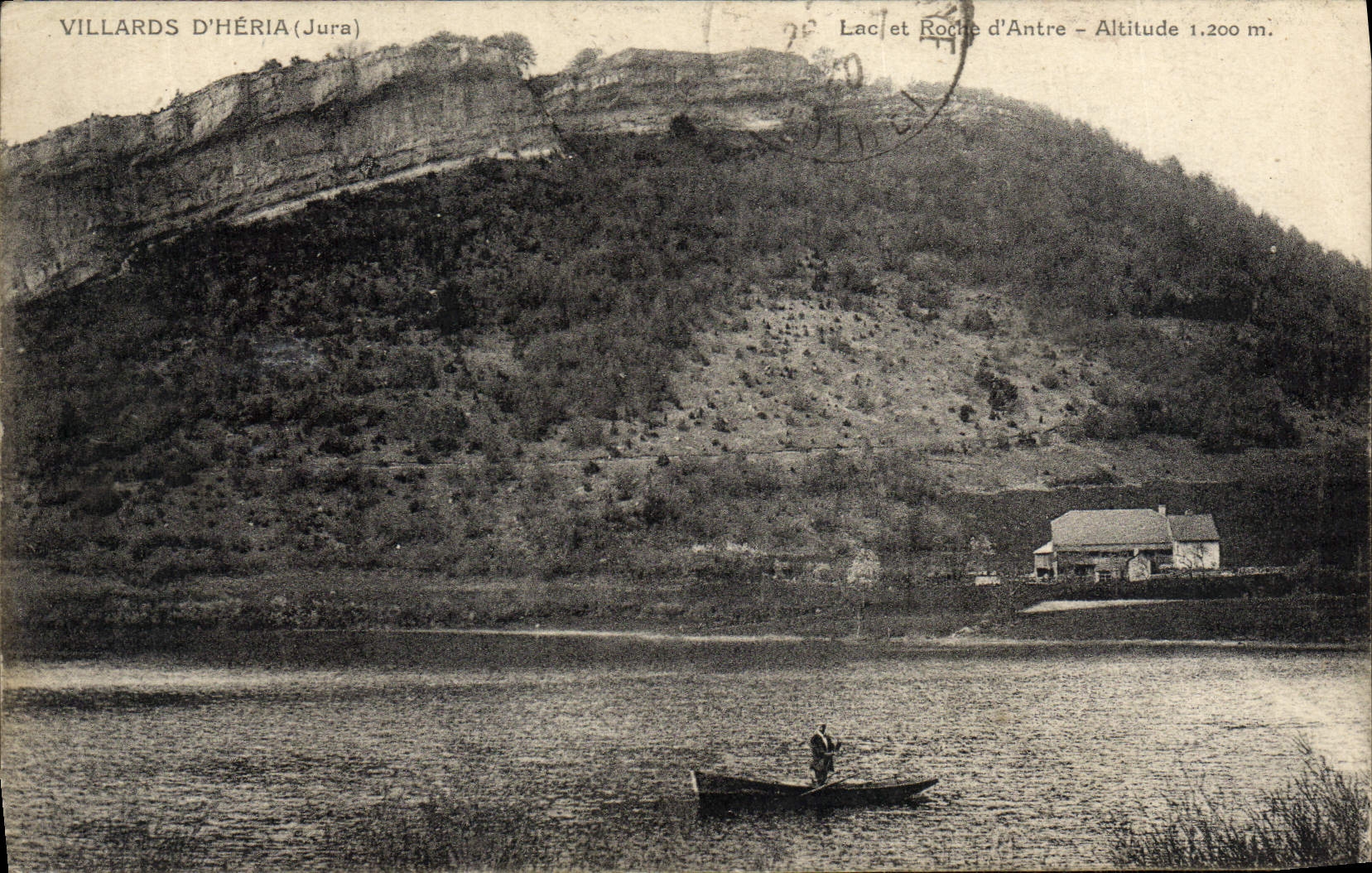 CPA Villards D'Heria Lac et roche d'Antre