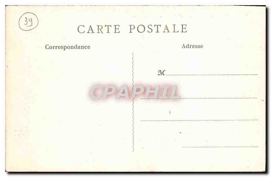 CPA Le Jura La Faucille  — Rückseite