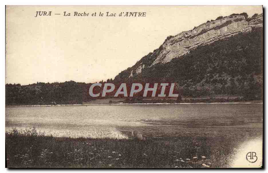 CPA Jura La Roche et la Lac d'Antre