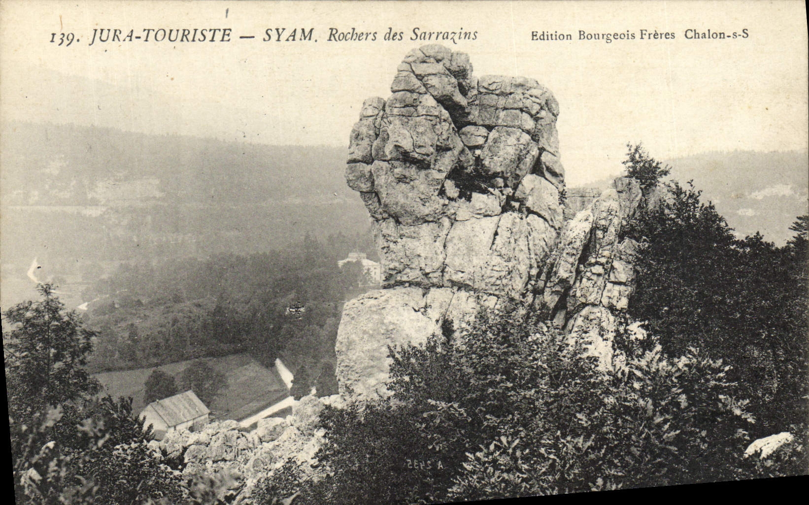 Syam — Rochers des Sarrazins — Edition Bourgeois Frères Chalon-s-S