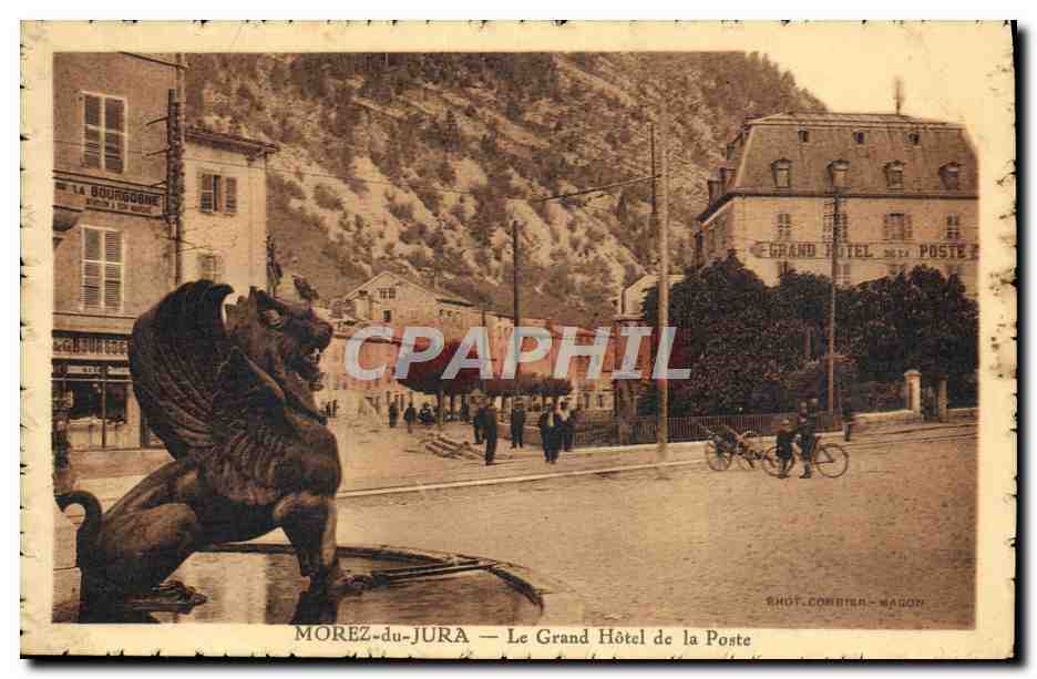 CPA Morez du Jura Le Grand Hotel de la Poste