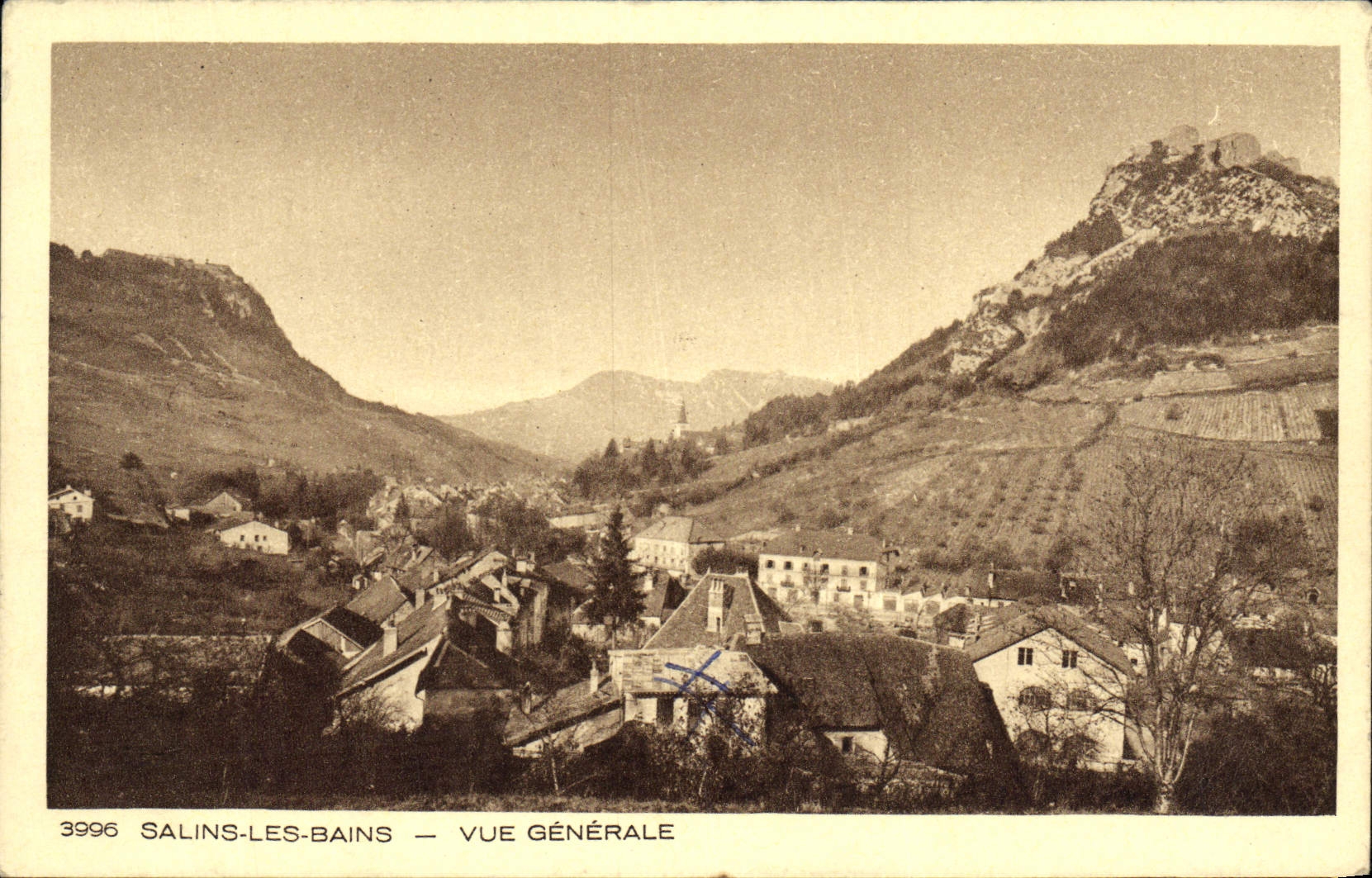 CPA Salins les Bains Vue Generale