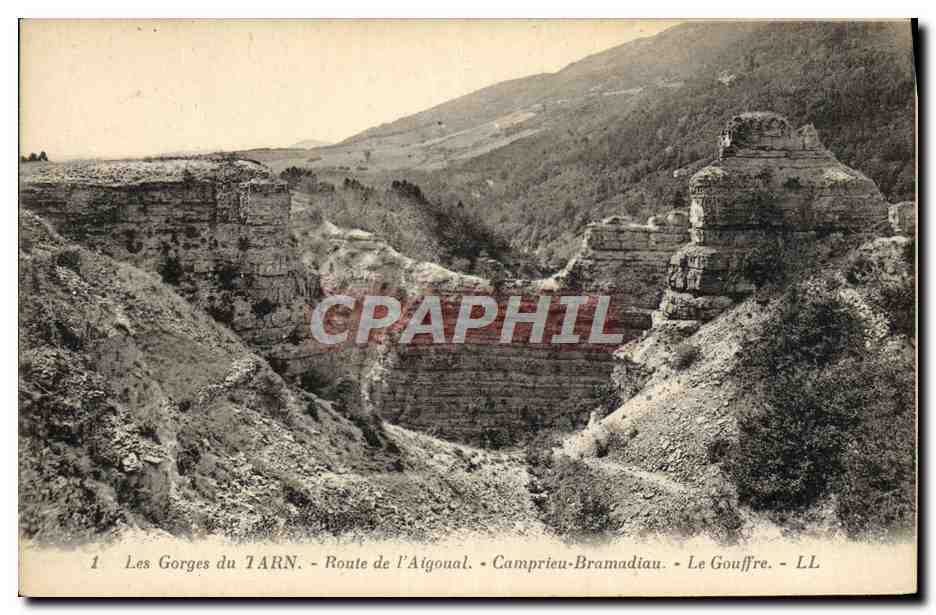 Les Gorges du TARN — Route de l'Aigonal, Camprieu-Bramadieu, Le Gouffre — LL