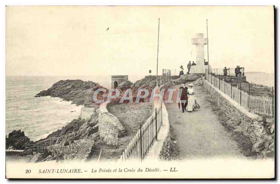 Saint-Lunaire — La Pointe et la Croix du Décollé — LL.