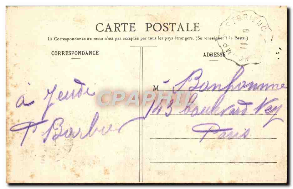 Portrieux-Saint-Quay — Vue générale — Giraud phot.-délt., Brest — Verso